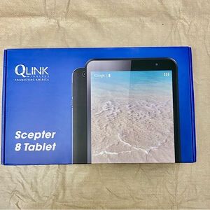 NEW Qlink Scepter 8 Android Tablet